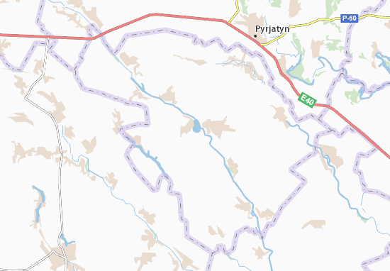Orzhytsya Map