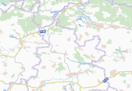 Karte Stadtplan Shymkivtsi