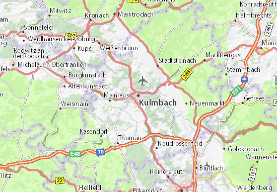 Carte-Plan Kulmbach