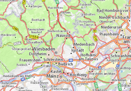 Karte Stadtplan Heßloch