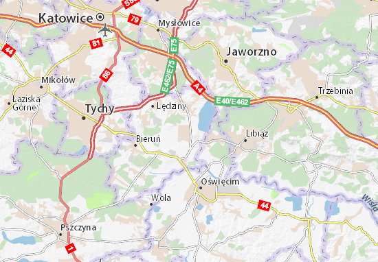 Karte Stadtplan Chełm Śląski