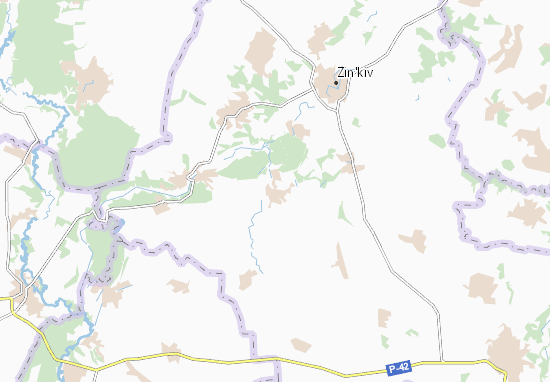 Karte Stadtplan Deikalivka