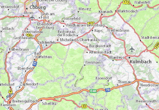 Karte Stadtplan Pfaffendorf