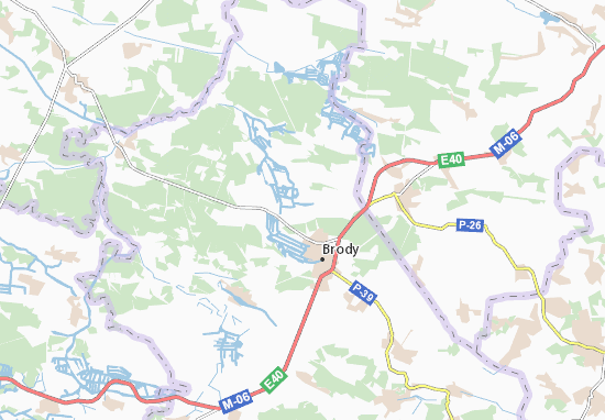 Karte Stadtplan Yazlivchyk