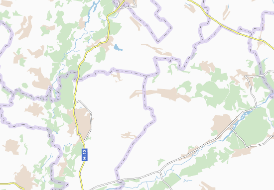 Karte Stadtplan Sydoryache