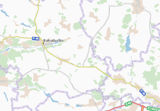 Karte Stadtplan Taverivka