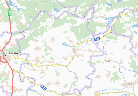 Karte Stadtplan Rokhmaniv
