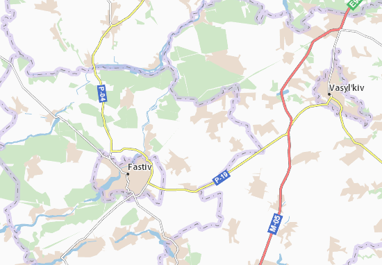 Mapa Motovylivs&#x27;ka Slobidka