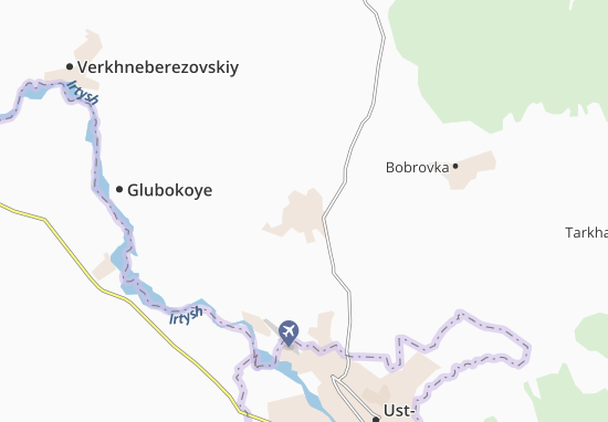 Mapa Belousovka