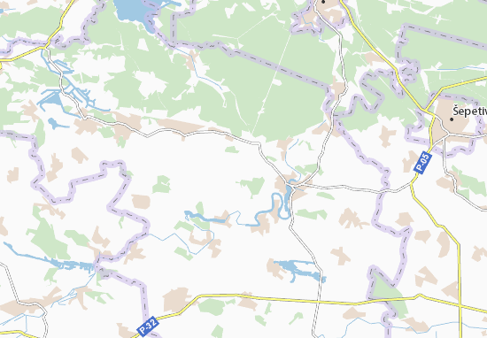 Karte Stadtplan Soshne