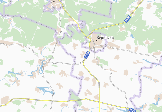 Karte Stadtplan Plesna
