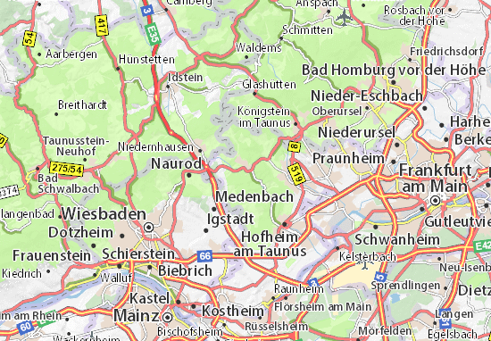 Karte Stadtplan Eppstein