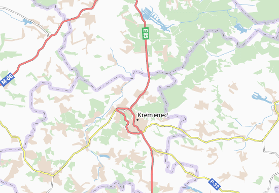 Karte Stadtplan Bilokrynytsya