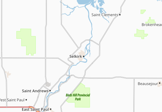 Kaart Plattegrond Selkirk