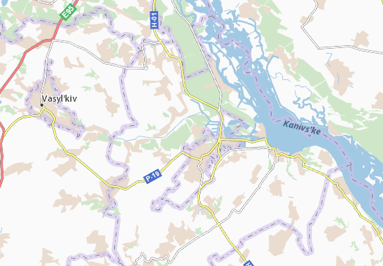 Neshcheriv Map