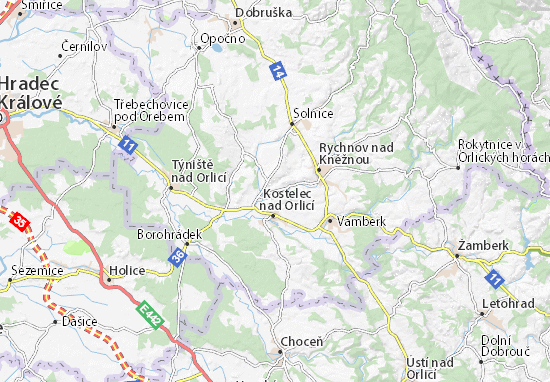 Synkov Map