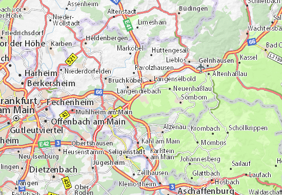 Niederrodenbach Map