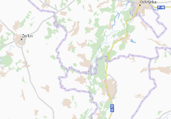Karte Stadtplan Kuzemyn