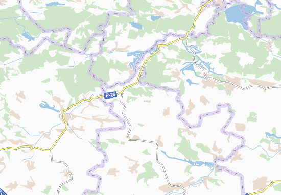 Kaart Plattegrond Yosypivtsi