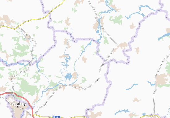 Karte Stadtplan Khoroshky