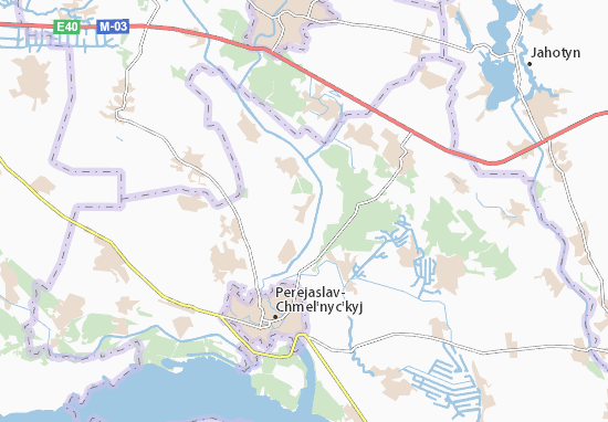 Mapa Hlanyshiv