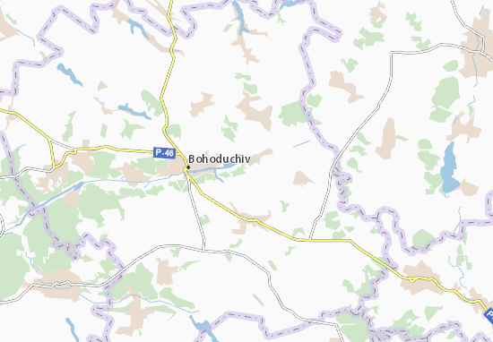 Voskobiinyky Map