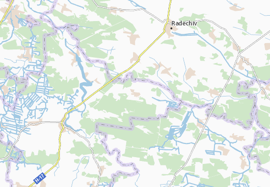 Karte Stadtplan Neznaniv