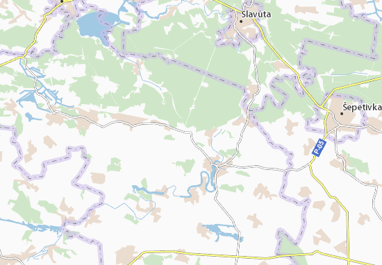 Karte Stadtplan Lyutarka