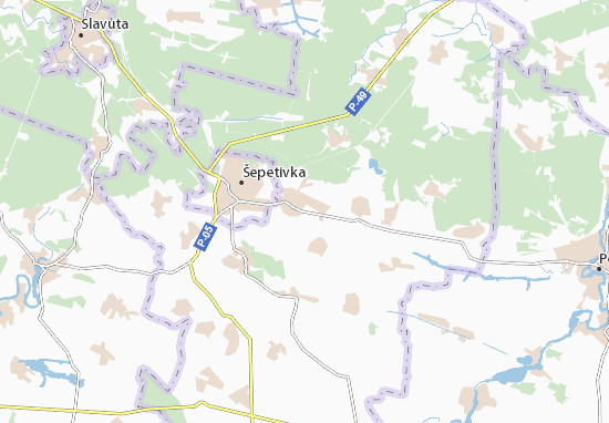 Sudylkiv Map