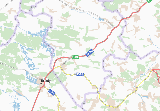 Karte Stadtplan Hnyl&#x27;che