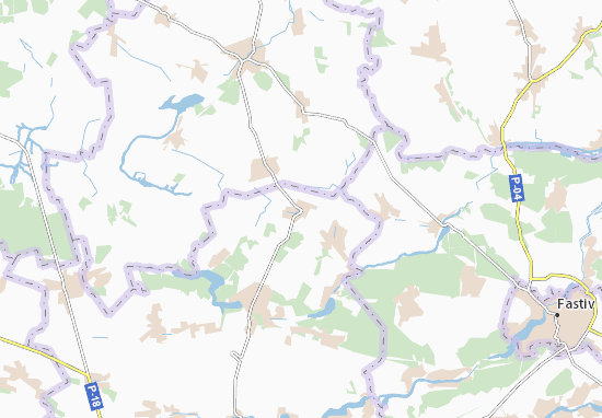 Kaart Plattegrond Turbivka