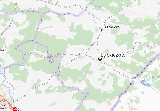 Kaart Plattegrond Oleszyce