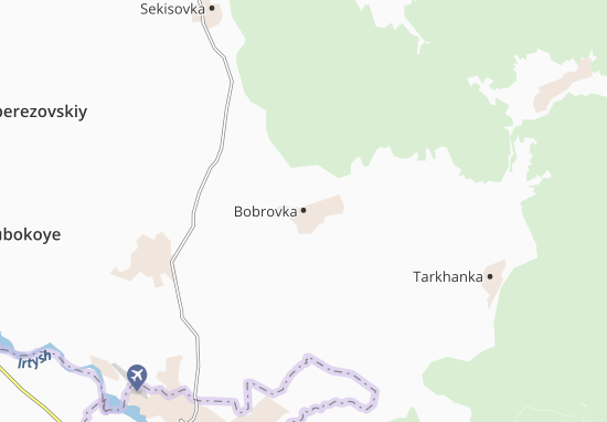 Mapa Bobrovka