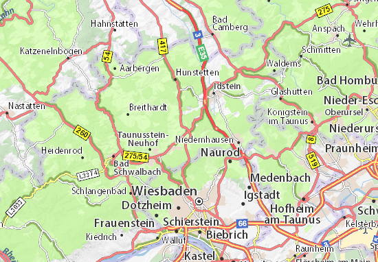 Karte Stadtplan Neuhof