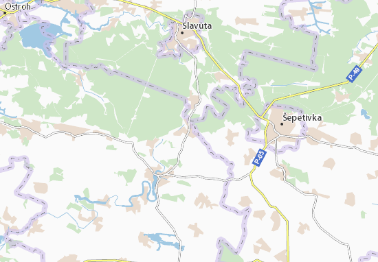 Karte Stadtplan Radoshivka