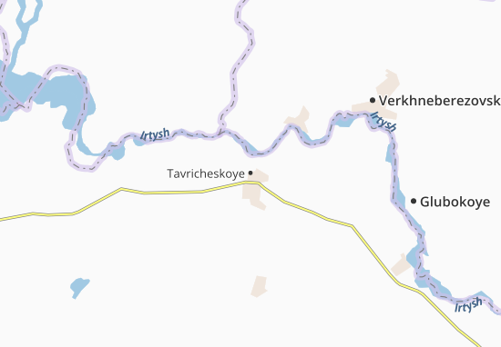 Karte Stadtplan Tavricheskoye