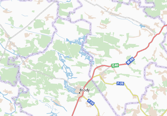 Mapa Shnyriv