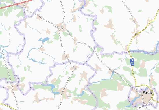 Karte Stadtplan Dyvyn