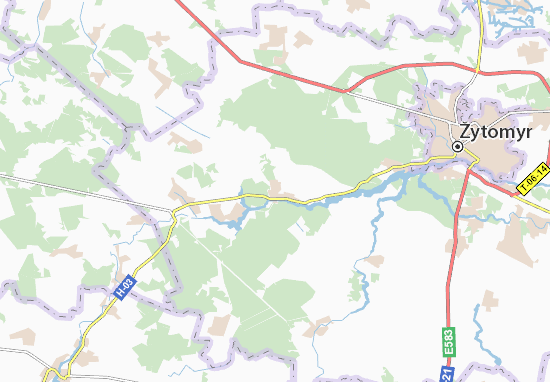 Karte Stadtplan Denyshi