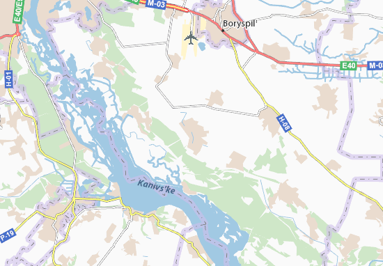 Karte Stadtplan Voron&#x27;kiv