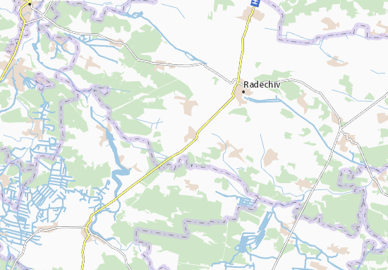 Mapa Vuzlove