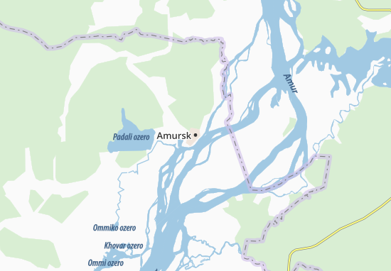 Karte Stadtplan Amursk