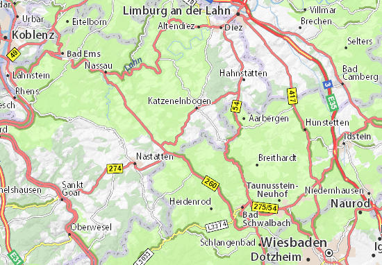 Mapa Berndroth
