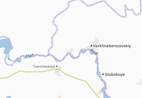 Mapa Berezovka