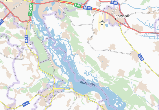 Karte Stadtplan Protsiv