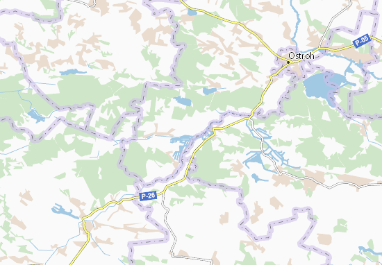 Karte Stadtplan Kutyanka