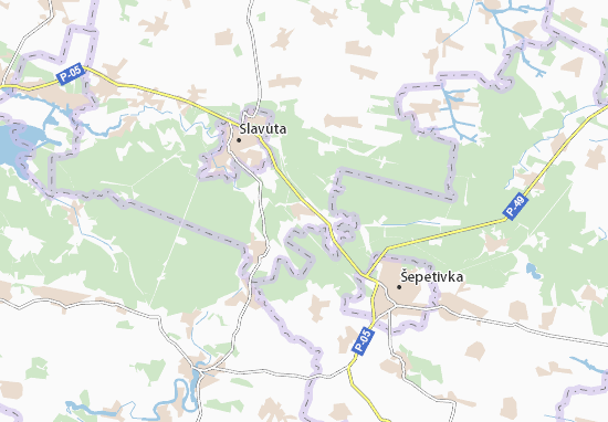 Mapa Tsvitokha