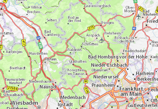 Oberreifenberg Map