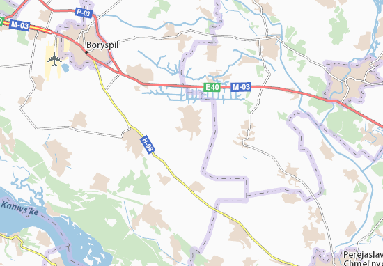 Karte Stadtplan Lyubartsi