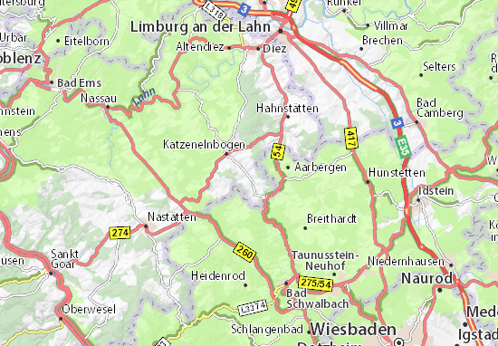 Kaart Plattegrond Dörsdorf
